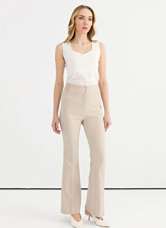 Selen Normal Bel Standart Taş Kadın Pantolon 25YSL5384