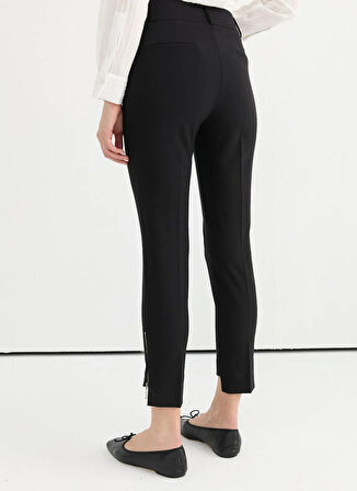Selen Normal Bel Standart Siyah Kadın Pantolon 25YSL5382