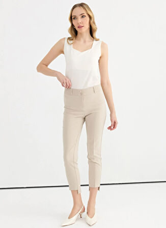 Normal Bel Standart Taş Kadın Pantolon 25YSL5382