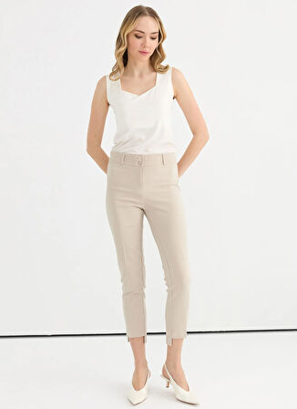 Normal Bel Standart Taş Kadın Pantolon 25YSL5382