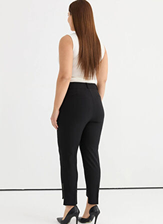 Selen Normal Bel Normal Siyah Kadın Pantolon 25YSL5383-BB