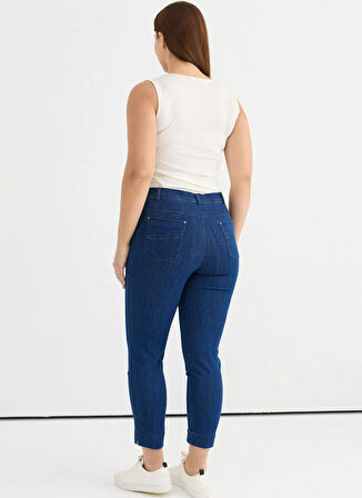 Selen Normal Bel Normal Mavi Kadın Pantolon 25YSL5389-BB