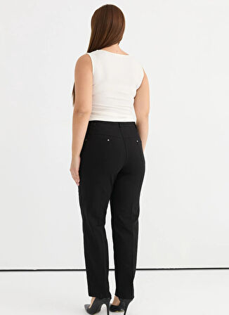 Selen Normal Bel Normal Siyah Kadın Pantolon 25YSL5361-BB