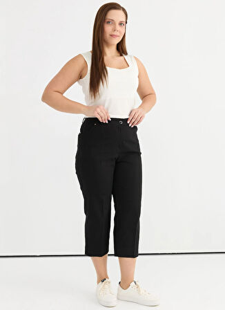 Selen Normal Bel Normal Siyah Kadın Pantolon 25YSL5362-BB