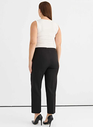 Selen Normal Bel Normal Siyah Kadın Pantolon 25YSL5353-BB