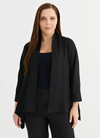 Selen Normal Siyah Kadın Ceket 25YSL1482-BB