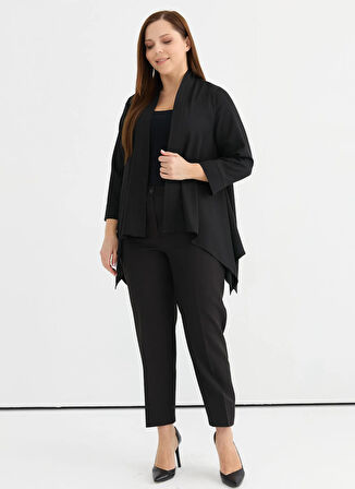 Selen Normal Siyah Kadın Ceket 25YSL1482-BB
