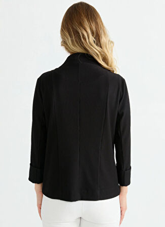 Selen Standart Siyah Kadın Ceket 25YSL1465