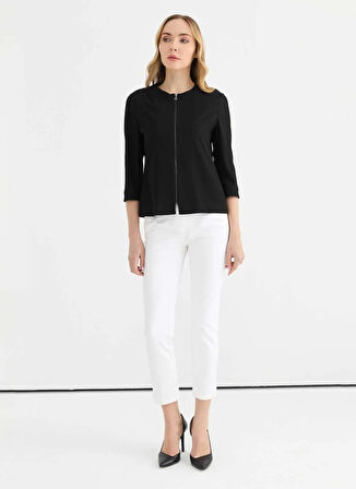 Selen Standart Siyah Kadın Ceket 25YSL1466