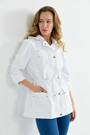 Selen Ekru Kadın Trençkot 25YSL9460