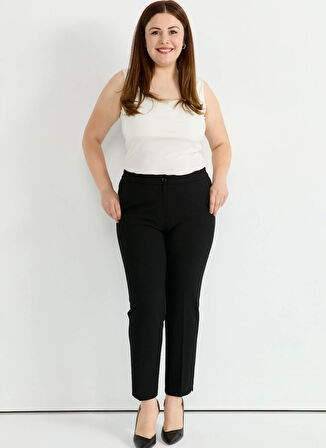 Selen Normal Bel Normal Siyah Kadın Pantolon 25YSL5392