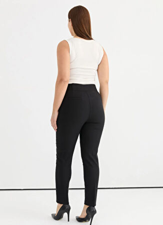 Selen Normal Bel Normal Siyah Kadın Pantolon 25YSL5395