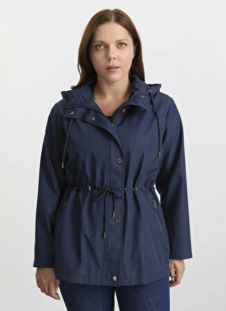Selen Lacivert Kadın Trençkot 25KSL9508