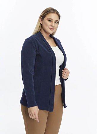 Selen Normal Mavi Kadın Ceket 25KSL1534