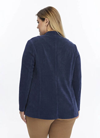 Selen Normal Mavi Kadın Ceket 25KSL1534