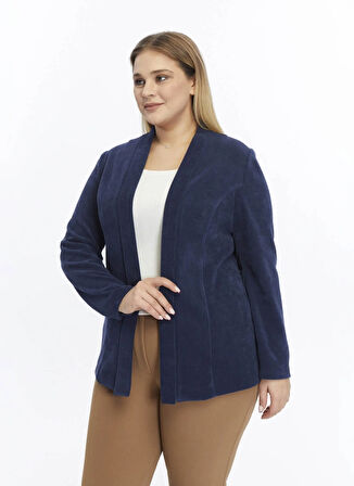 Selen Normal Mavi Kadın Ceket 25KSL1534