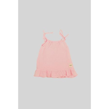 Totzee İp Askılı Elbise Pembe