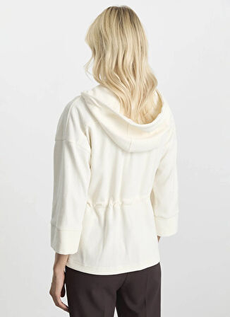 Selen Standart Ekru Kadın Ceket 25KSL1536