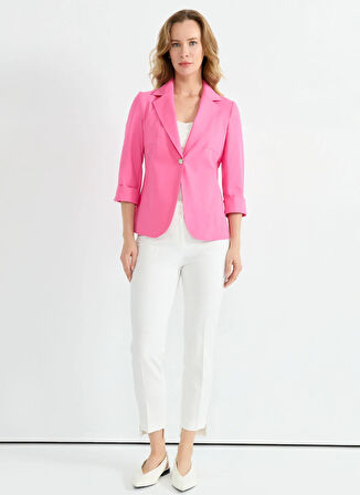 Selen Standart Pembe Kadın Ceket 25YSL1474