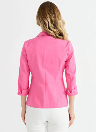 Selen Standart Pembe Kadın Ceket 25YSL1474