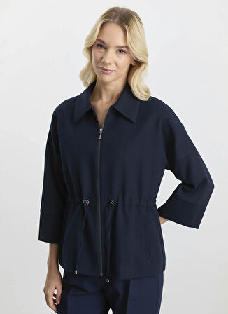 Selen Standart Lacivert Kadın Ceket 25KSL1538