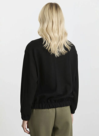 Selen Standart Siyah Kadın Ceket 25KSL1539