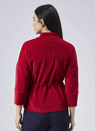 Selen Standart Kırmızı Kadın Ceket 25KSL1541
