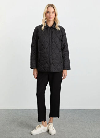 Selen Siyah Kadın Mont 25KSL6150