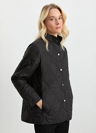 Selen Siyah Kadın Mont 25KSL6154