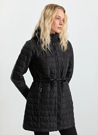 Selen Siyah Kadın Mont 25KSL6155