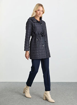 Selen Lacivert Kadın Mont 25KSL6155