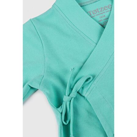 Uzun Kimono Tulum Mint Yeşili