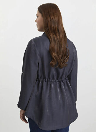 Selen Normal Lacivert Kadın Ceket 25KSL1544