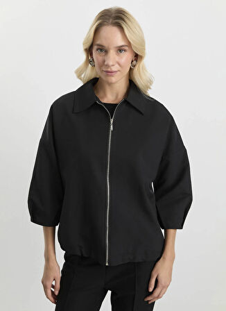 Selen Siyah Trençkot 25KSL9516