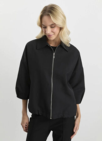 Selen Siyah Trençkot 25KSL9516