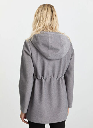 Selen Gri Kadın Kaban 25KSL9518