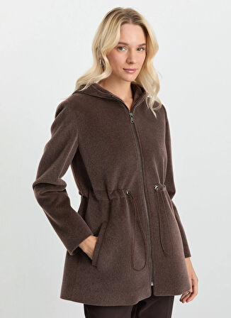 Selen Kahve Kadın Kaban 25KSL9518