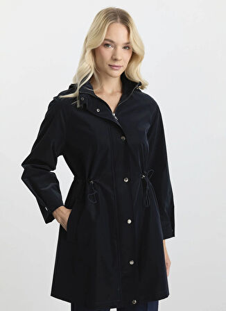 Selen Siyah Kadın Trençkot 25KSL9522