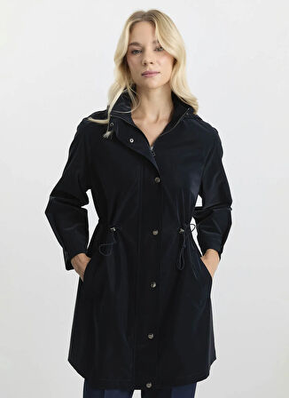 Selen Lacivert Kadın Trençkot 25KSL9522