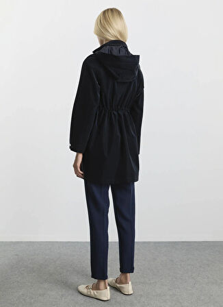 Selen Lacivert Kadın Trençkot 25KSL9522