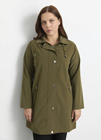 Selen Haki Kadın Trençkot 25KSL9521
