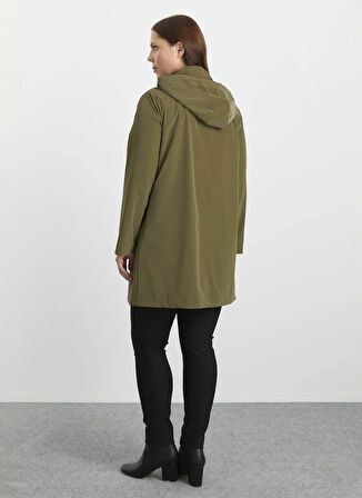 Selen Haki Kadın Trençkot 25KSL9521