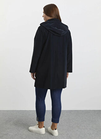 Selen Lacivert Kadın Trençkot 25KSL9521