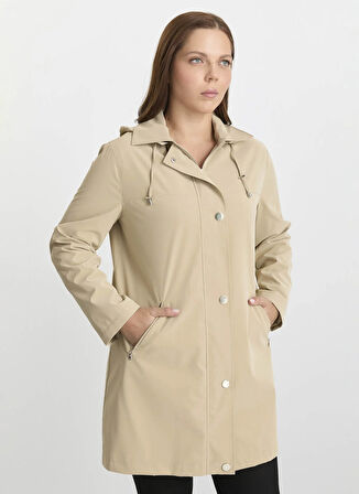 Selen Bej Kadın Trençkot 25KSL9521