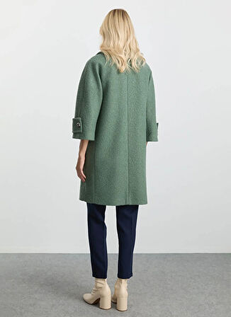 Selen Yeşil Kadın Kaban 25KSL9526