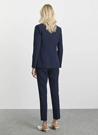 Selen Standart Lacivert Kadın Ceket 25KSL1547