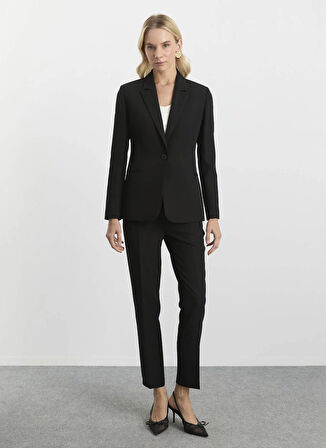 Selen Normal Bel Standart Siyah Kadın Pantolon 25KSL5452