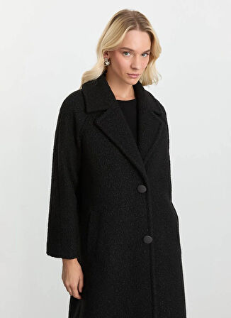 Selen Siyah Kadın Kaban 25KSL9527