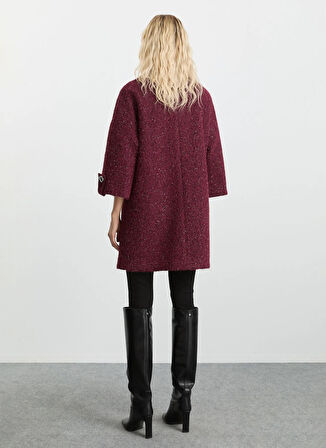 Selen Bordo Kadın Kaban 25KSL9525