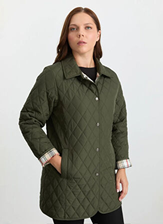 Selen Haki Kadın Mont 25KSL6156